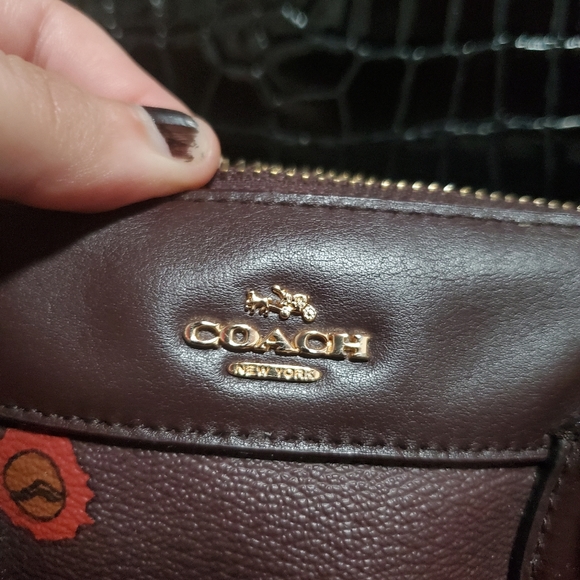 Coach Mini Floral Print Bennett Satchel and matching wallet - Picture 3 of 15